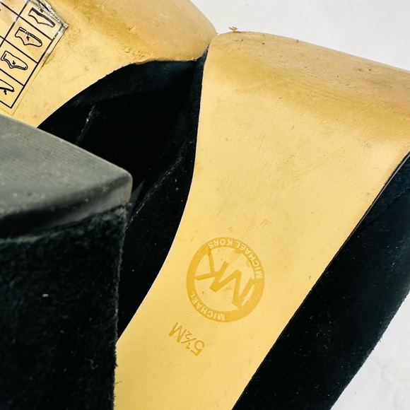 Michael Kors Black Heeled Boots - Picture 8 of 9